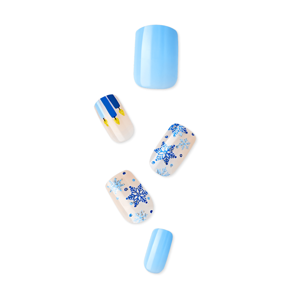 imPRESS Limited-Edition Hanukkah Press On Nails - Noble Light