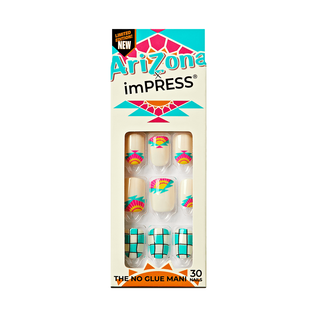 AriZona x imPRESS Design Press On Nails  - Original Lemon Tea