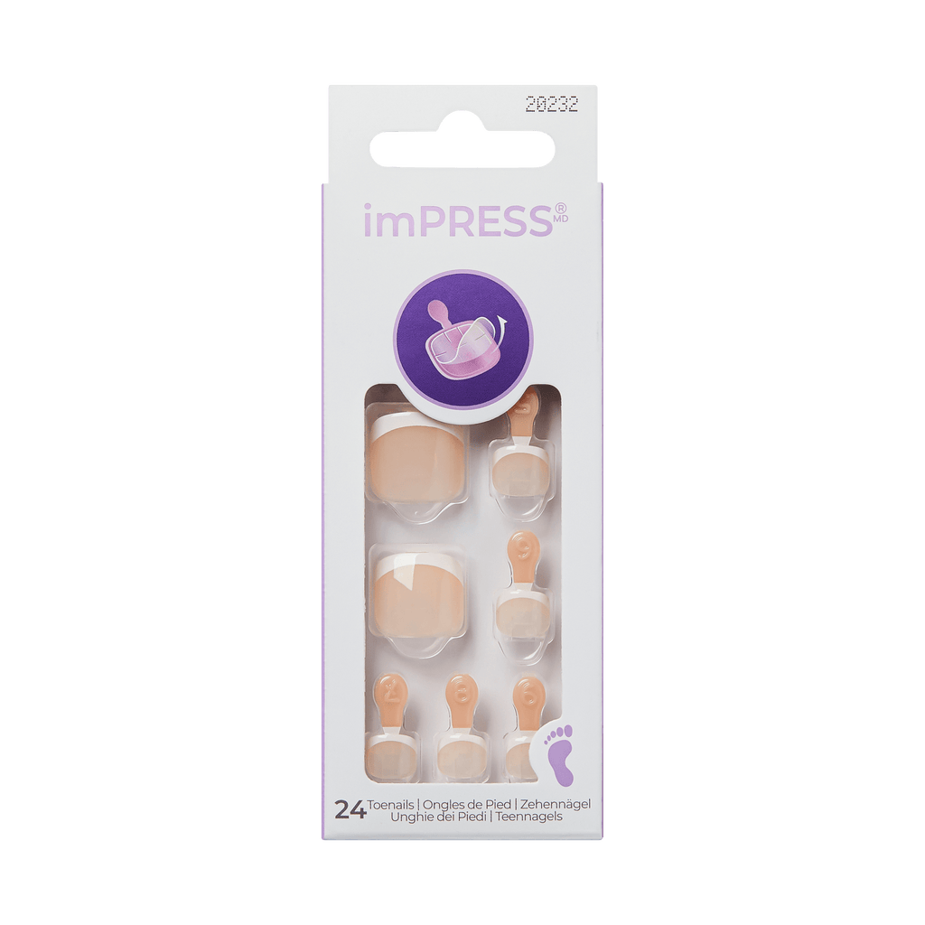 imPRESS Design Press On Pedicure - Chasing Summer