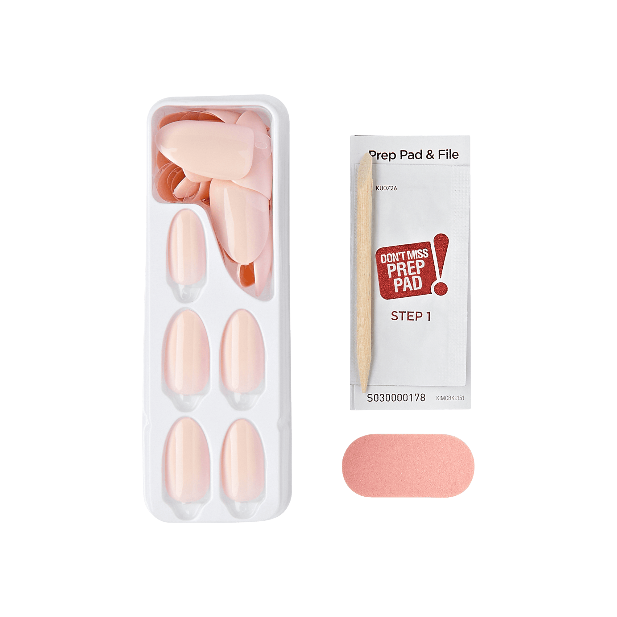 imPRESS Color Press On Nails - Brushed Pale