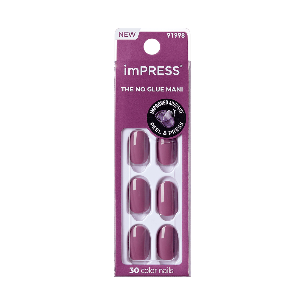 imPRESS Color Press On Nails - Purple Veil