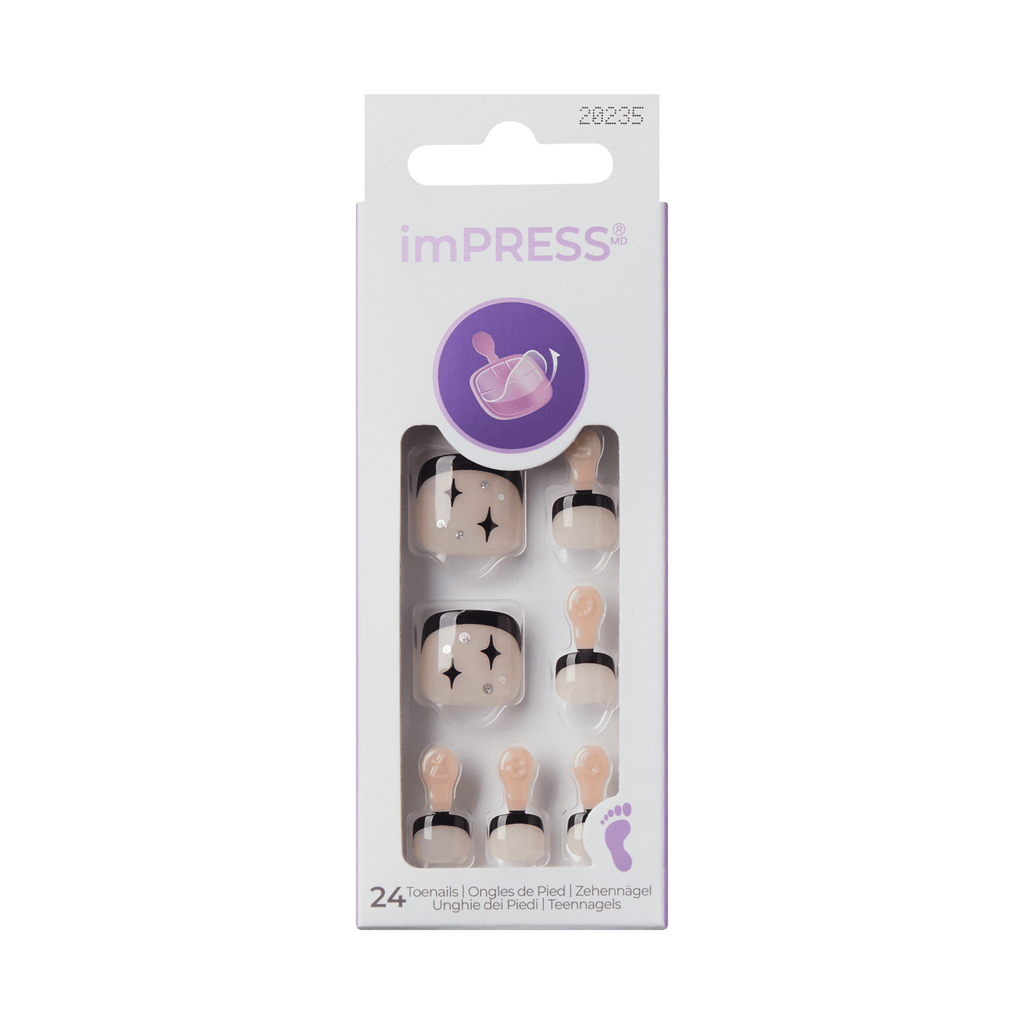 imPRESS Design Press On Pedicure - Paradise