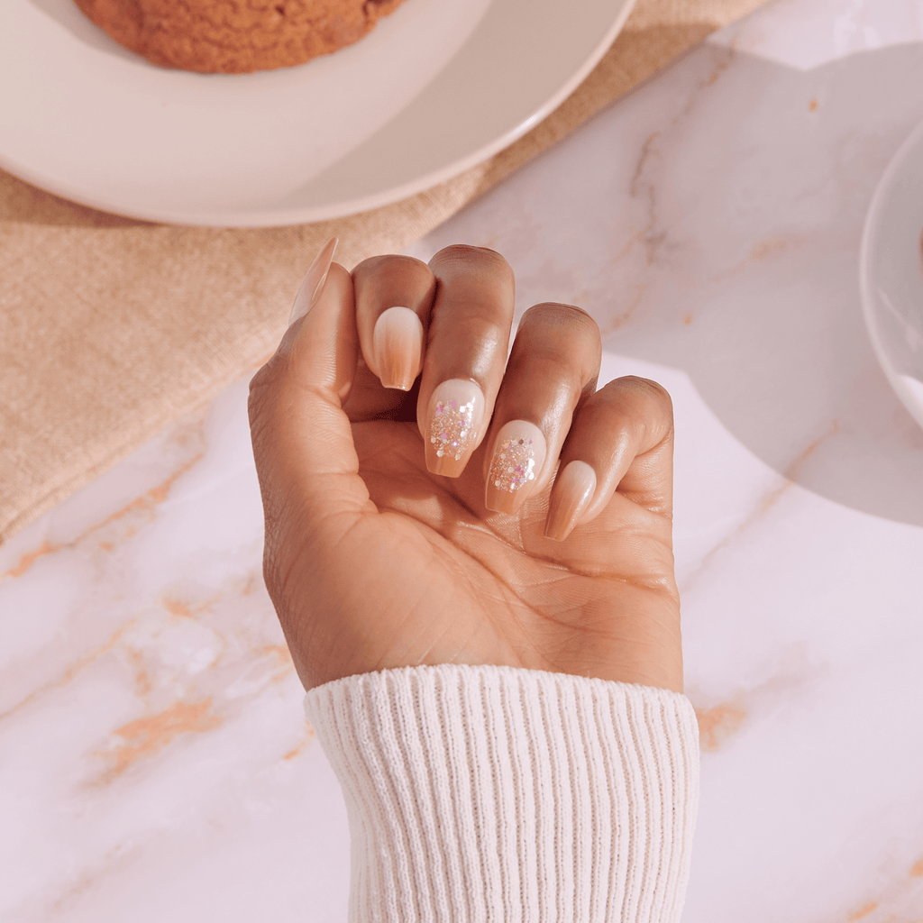 imPRESS Design Press On Nails - Golden Espresso