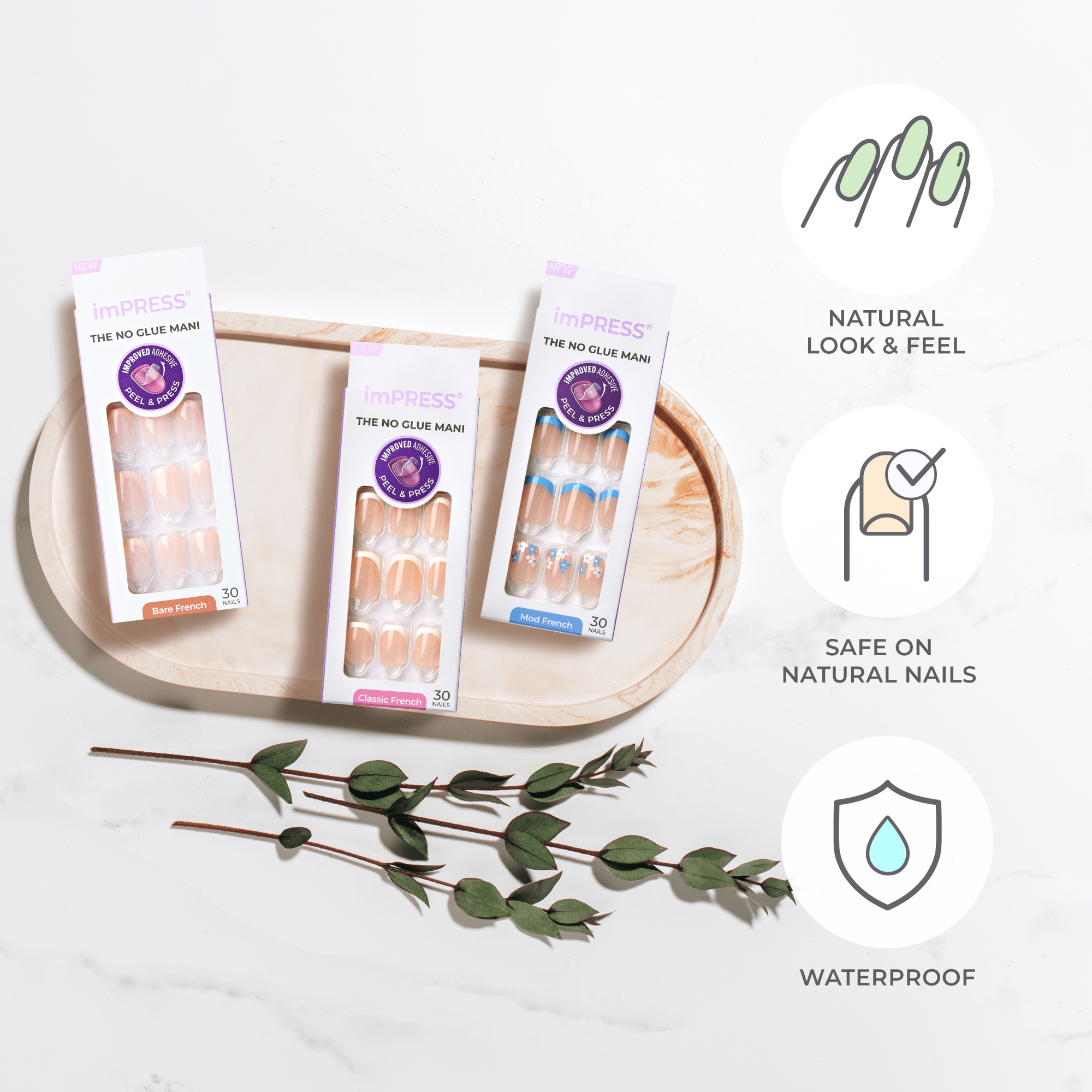 imPRESS Design Press On Nails - Drip