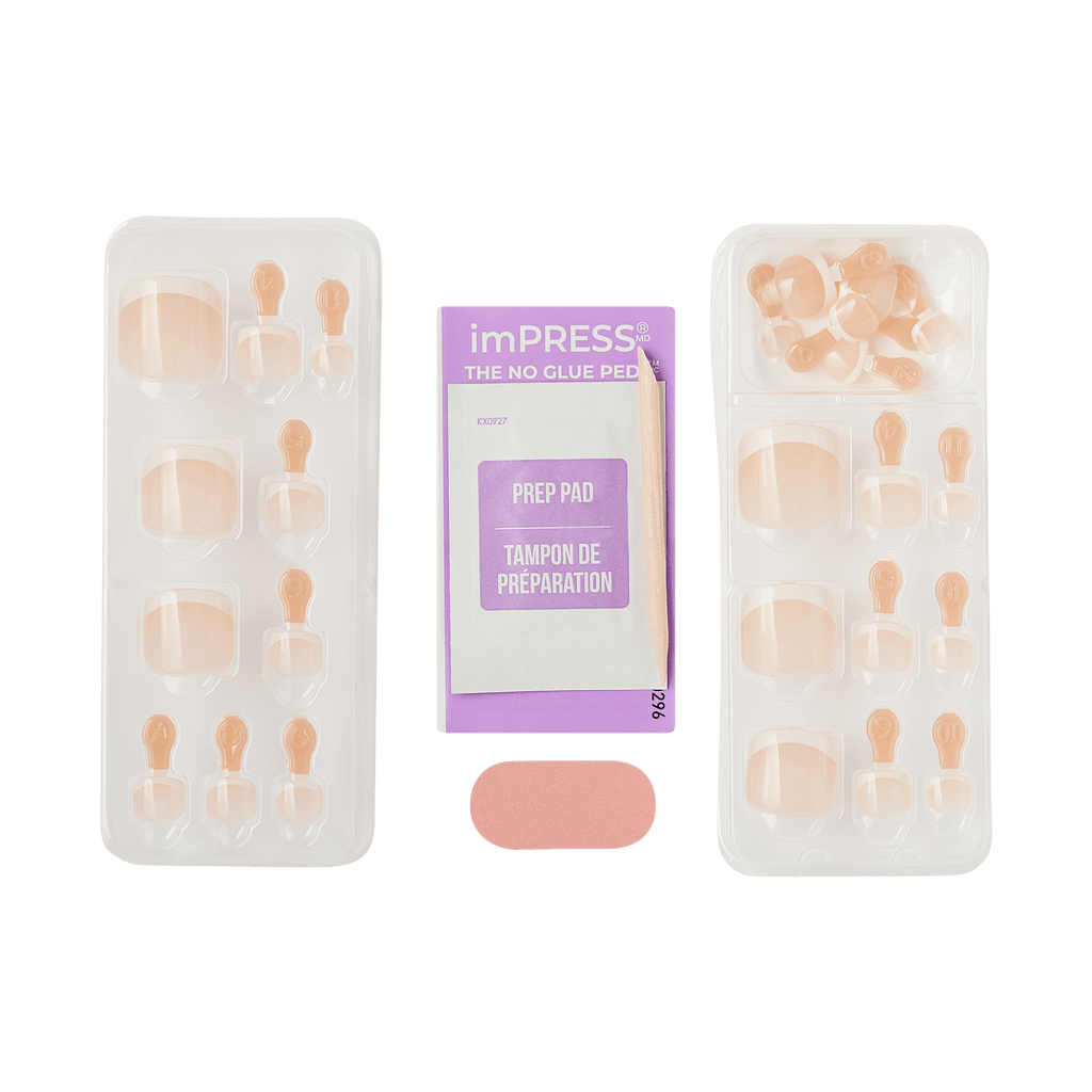 imPRESS Design Press On Pedicure - Chasing Summer
