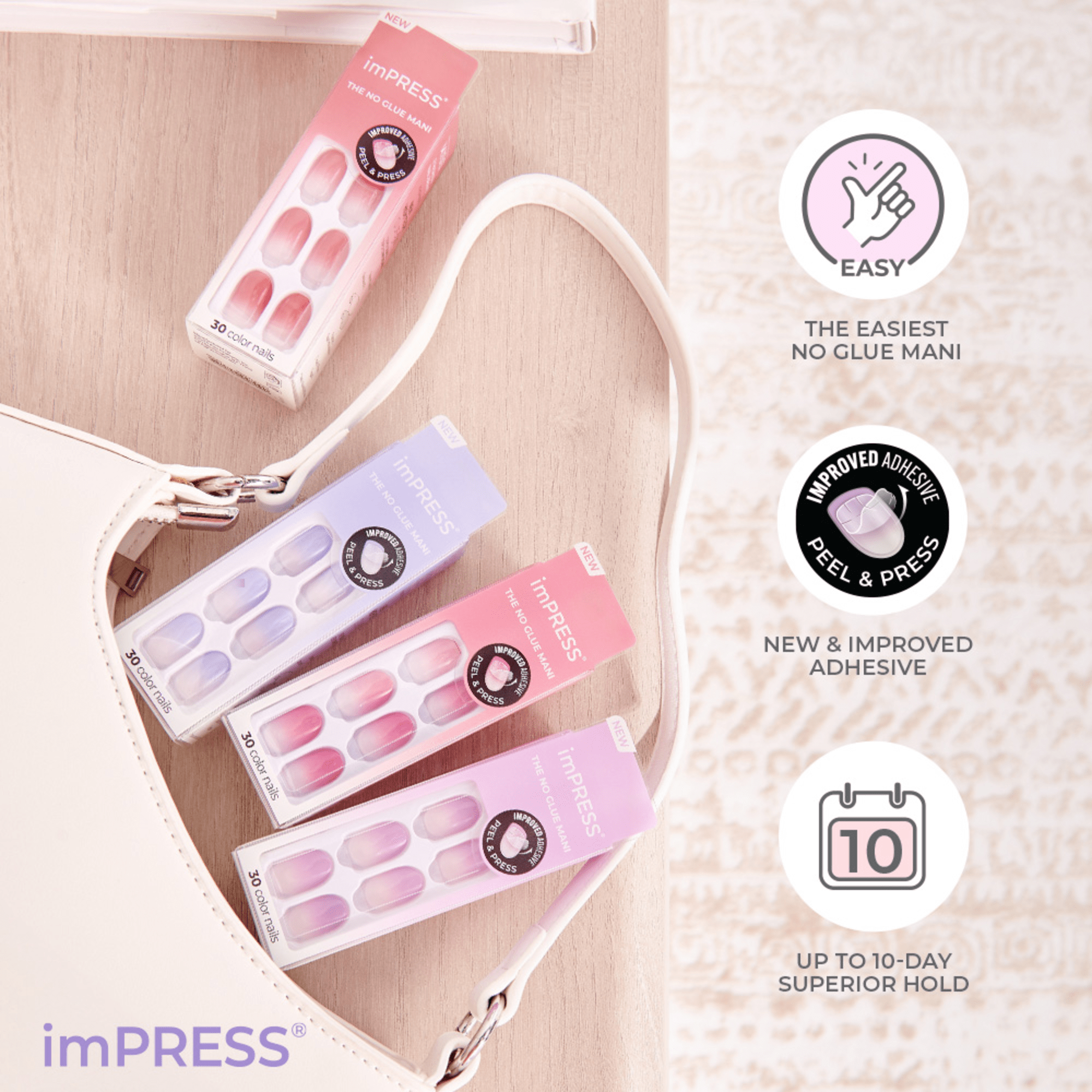 imPRESS Color Press On Nails - Friendzone